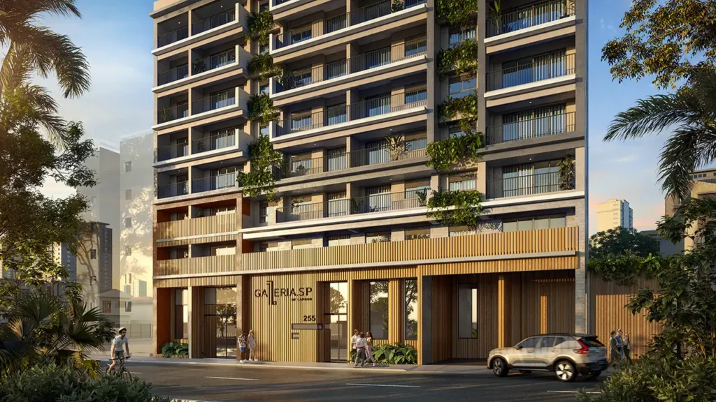 Galleria SP - Residencial Vila Buarque, São Paulo — Portaria, apartamento 1-2 quartos 18-49m²