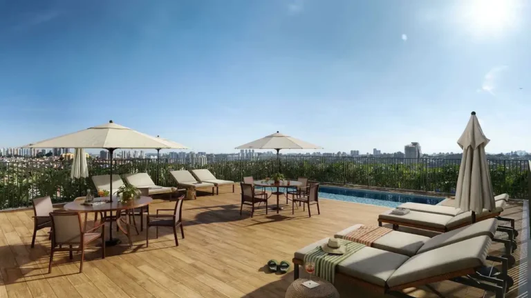 Rooftop Vista Jardim Guedala - Studios — apartamento 1 quartos, Em construção em Jardim Guedala