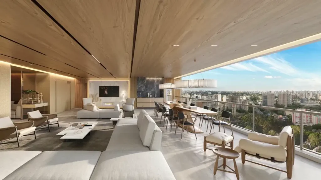 Living — Casa Ibirapuera Apto 21 (Cyrela SP Revendas), 4 quartos em Ibirapuera
