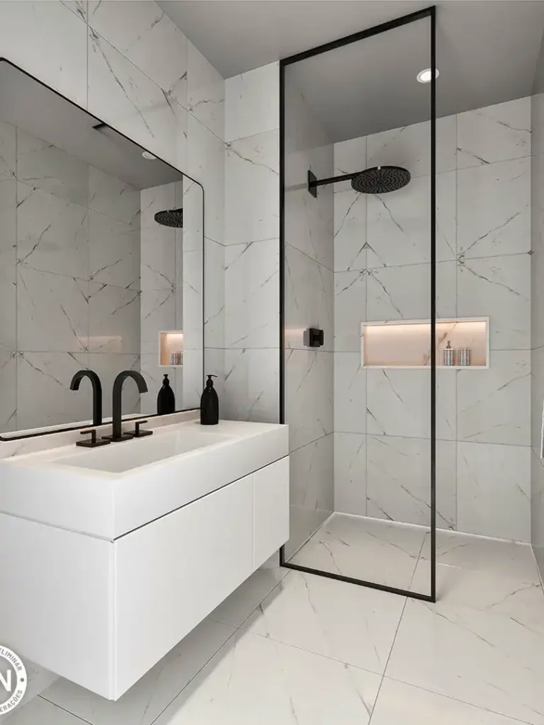 Banheiro ON Melo Alves - NR Jardim Paulista — 1 quartos 17-123m², Novo Modo