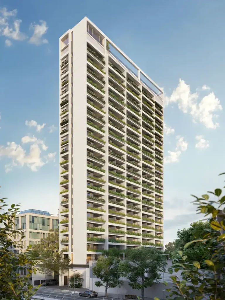 Fachada Edifício Paulistano — apartamento 1-2 quartos, Em construção em Jardins