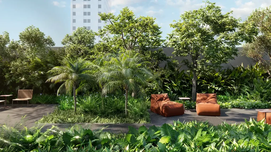 Edifício Paulistano Jardins, São Paulo — Acesso, apartamento 1-2 quartos 31-103m²
