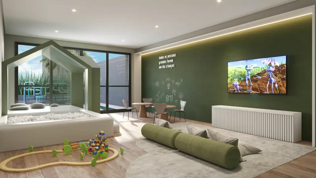 Em construção Moema: Brinquedoteca VP Moema, 1-2 quartos 25-60m²