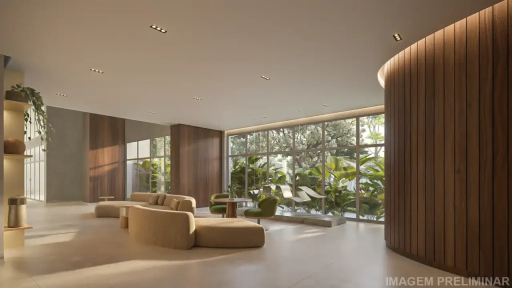 Vértice Butantã Residences by Diálogo (Diálogo): Hall — 2-3 quartos em Butantã, São Paulo