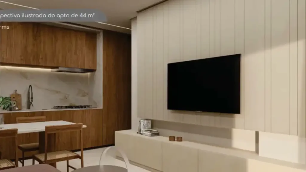 Living Pleno Urban Vila Mariana — 1-2 quartos 28-44m², Caucaso