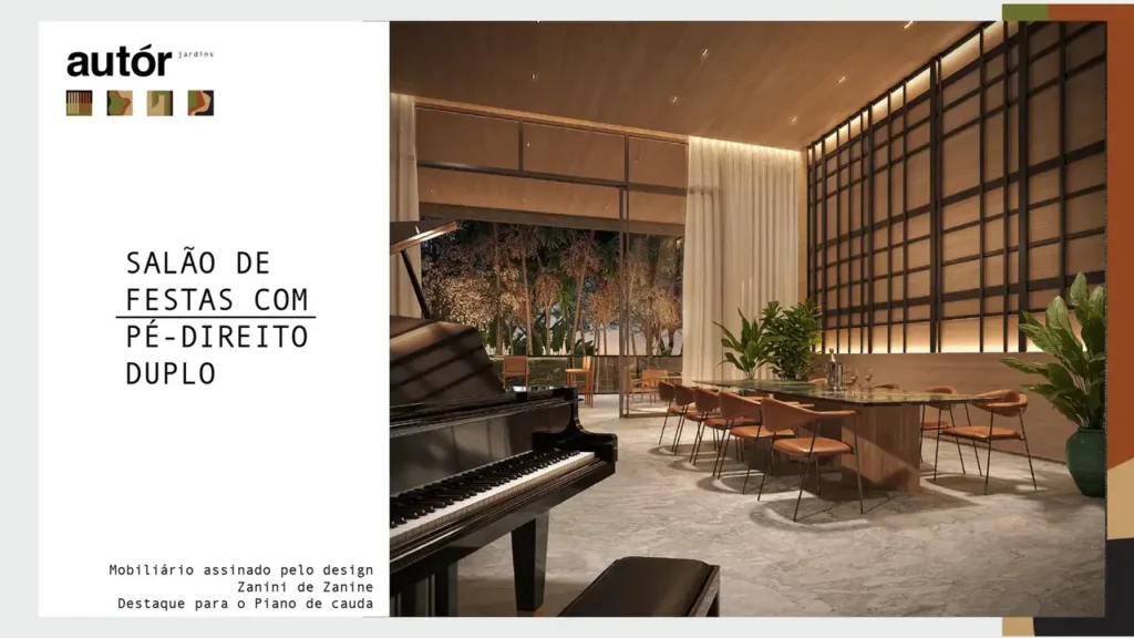 Autór Jardins Jardim Paulista, São Paulo — Salão de festa , apartamento 3-4 quartos 188-488m²