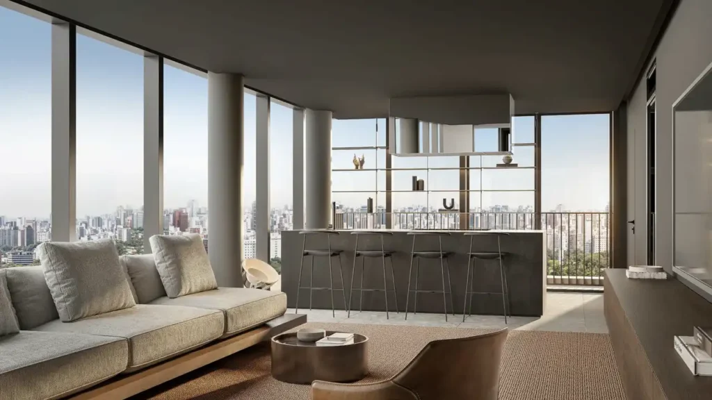 JNCQUOI - Residencial Paraíso, São Paulo — Espaço gourmet, apartamento 1 quartos 19-52m²