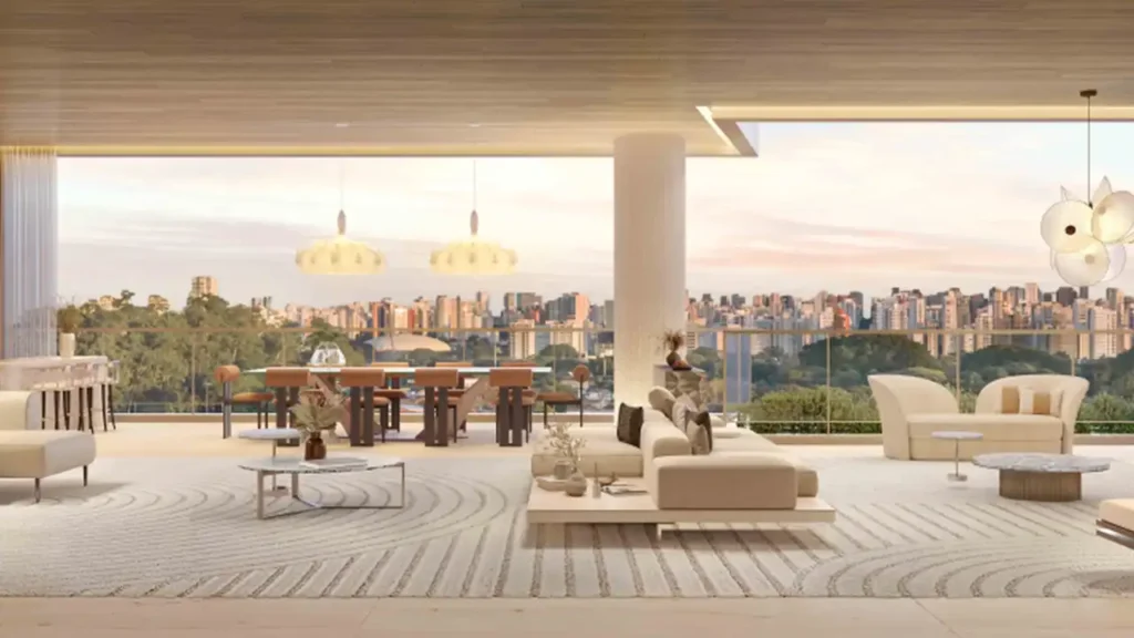 Zen Cyrela e Yoo Ibirapuera, São Paulo — Living, apartamento 4 quartos 277-500m²