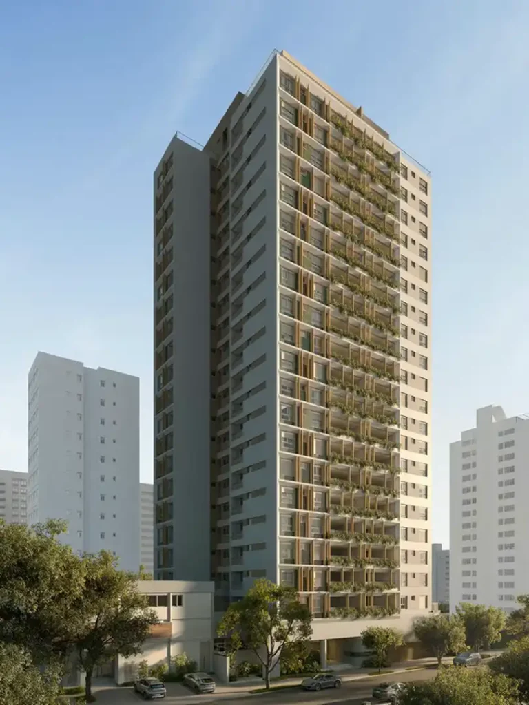 Apartamento 1-3 quartos Moema — Fachada do Gavia Moema