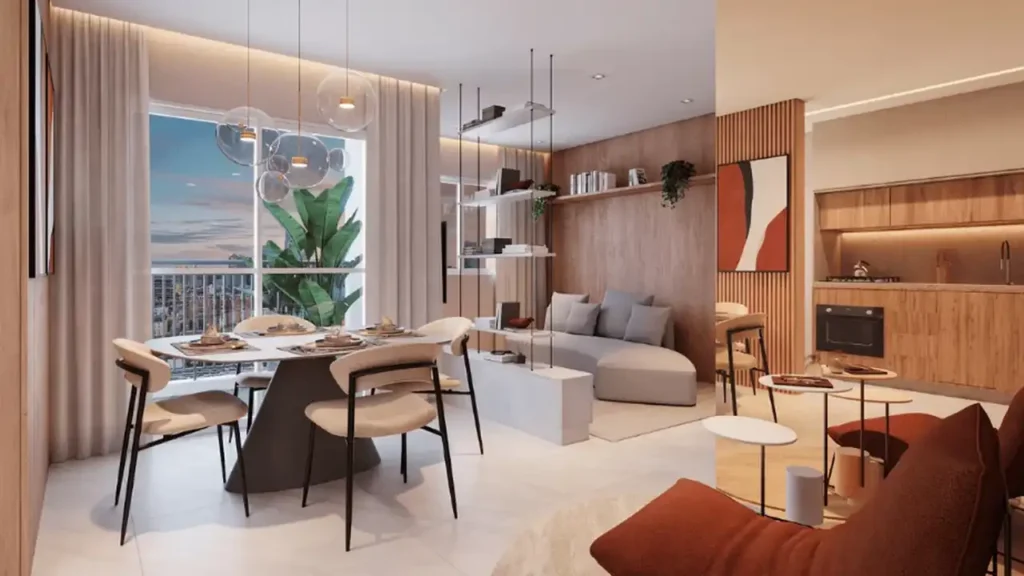 Living — Vila Saúde Residencial Conx (Conx SP), 1-2 quartos em Saúde