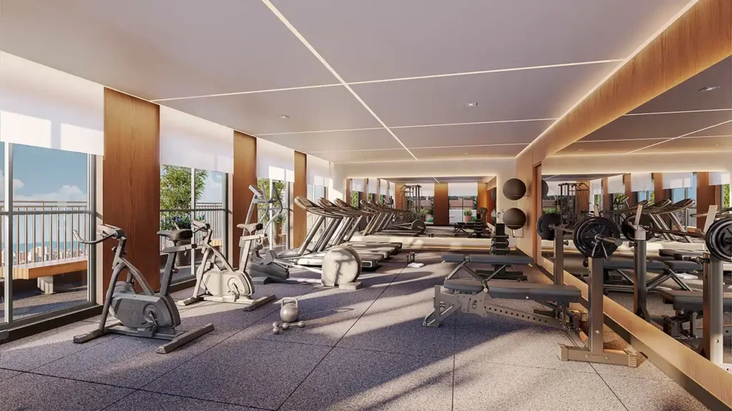 Em construção Indianópolis: Fitness Nex One Estação Eucaliptos, 1 quartos 24-34m²