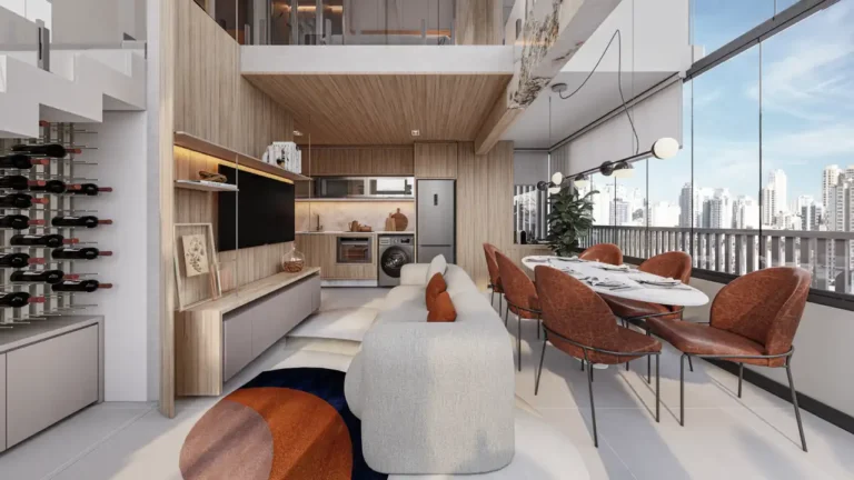 Apartamento 1 quartos Consolação — Living do Verde Città - Breve Lançamento