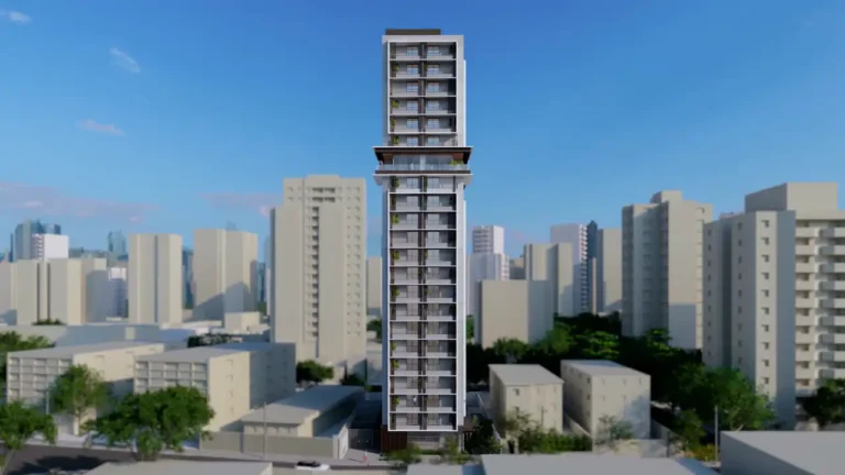 Apartamento 1-2 quartos Campo Belo — Fachada do DZ Jesuino - Breve Lançamento