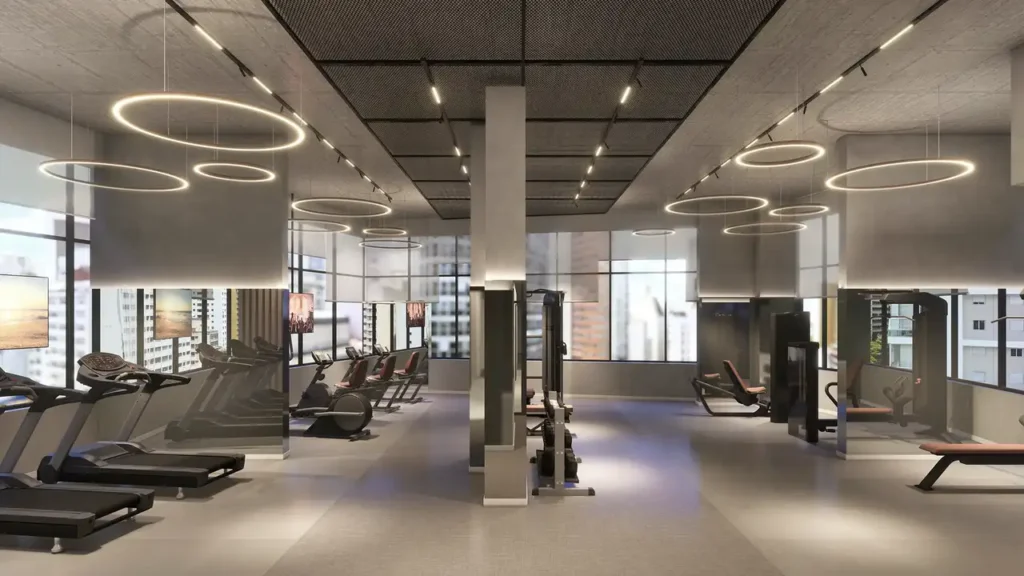 Bracon Vista Augusta - Residencial Bela Vista, São Paulo — Fitness, apartamento 1-2 quartos 17-37m²