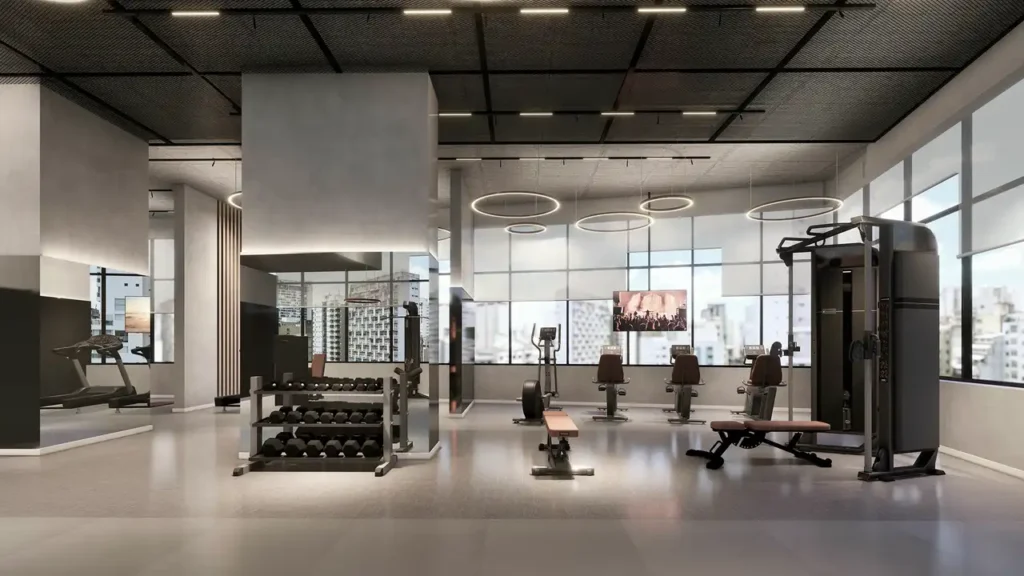 Bracon Vista Augusta - NR Bela Vista, São Paulo — Fitness, apartamento 1-2 quartos 17-37m²