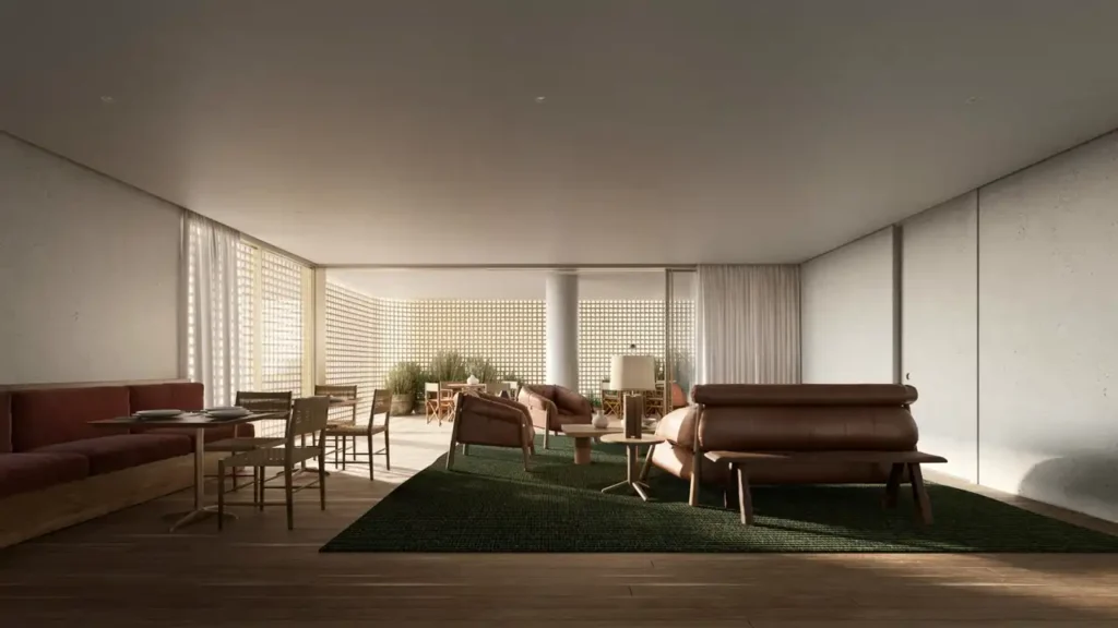 Serena - Studios (LIV Inc. e Kopstein): Salão de festas — 1 quartos em Cerqueira César, São Paulo