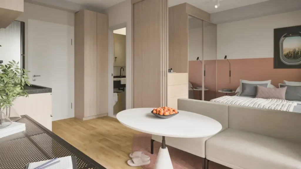 Living — Zenion (Tear Incorporadora), 1 quartos em Vila Olímpia