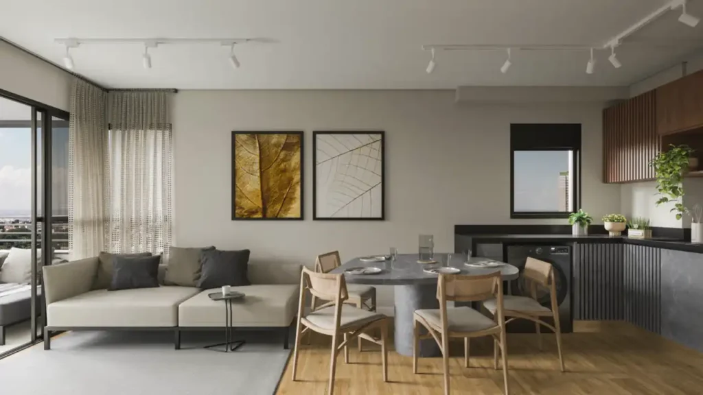 Apartamento 2 quartos Vila Olímpia — Living do Maison