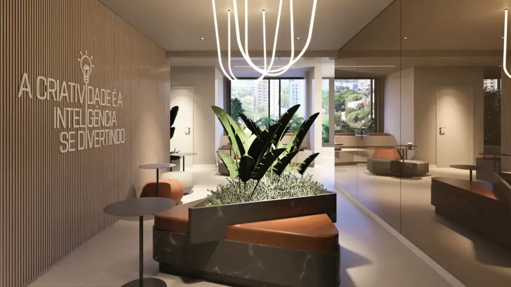 Bracon Quatá - Residencial (Bracon): Hall — 2 quartos em Vila Olímpia, São Paulo