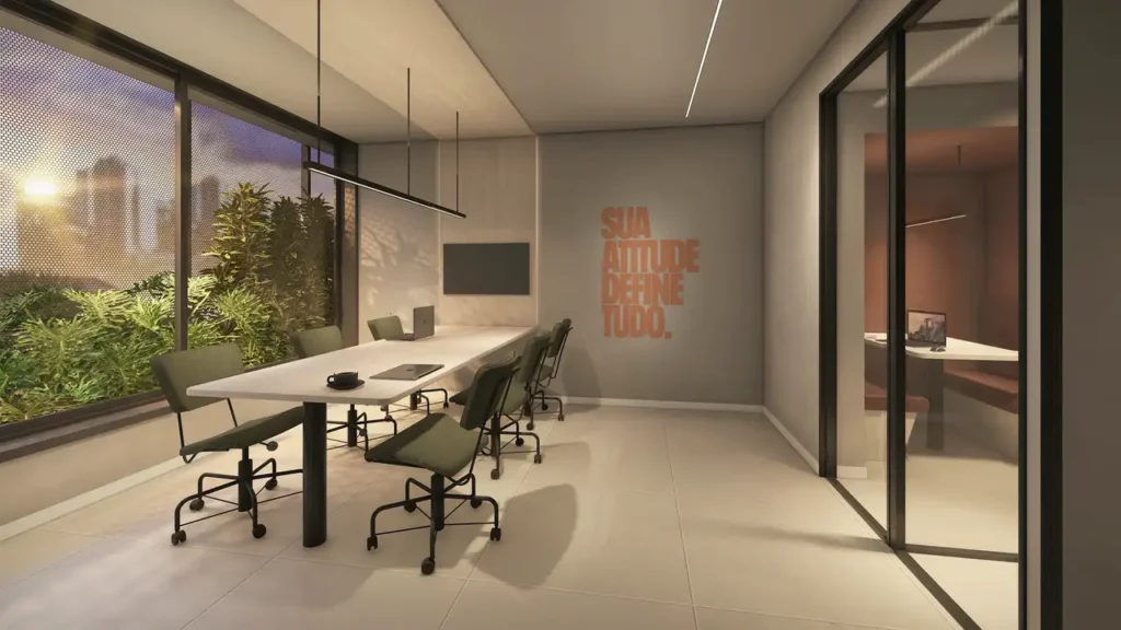 Bracon Quatá - Residencial Vila Olímpia, São Paulo — Coworking, apartamento 2 quartos 41-47m²