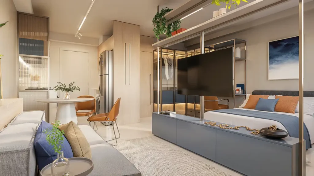 Line Praça da Árvore Saúde, São Paulo — Studio 1 dormitório, apartamento 1-2 quartos 31-40m²