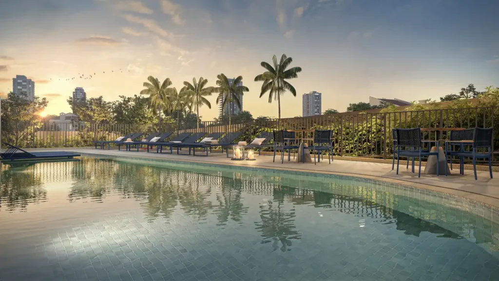 Lançamento Ipiranga: Piscina Landmark Santa Cruz by Diálogo Smart Spaces, 1 quartos 27-40m²