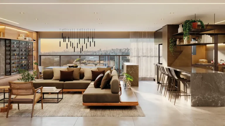 Apartamento 1 quartos Ibirapuera — Living do Gaia Desing Studios Ibirapuera - Residencial