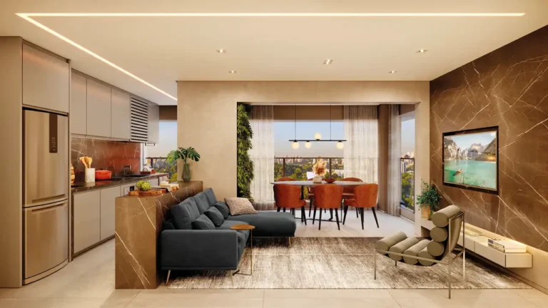 Living Gaia Desing Studios Ibirapuera - Residencial Ibirapuera — 1 quartos 29m², Fibra Experts