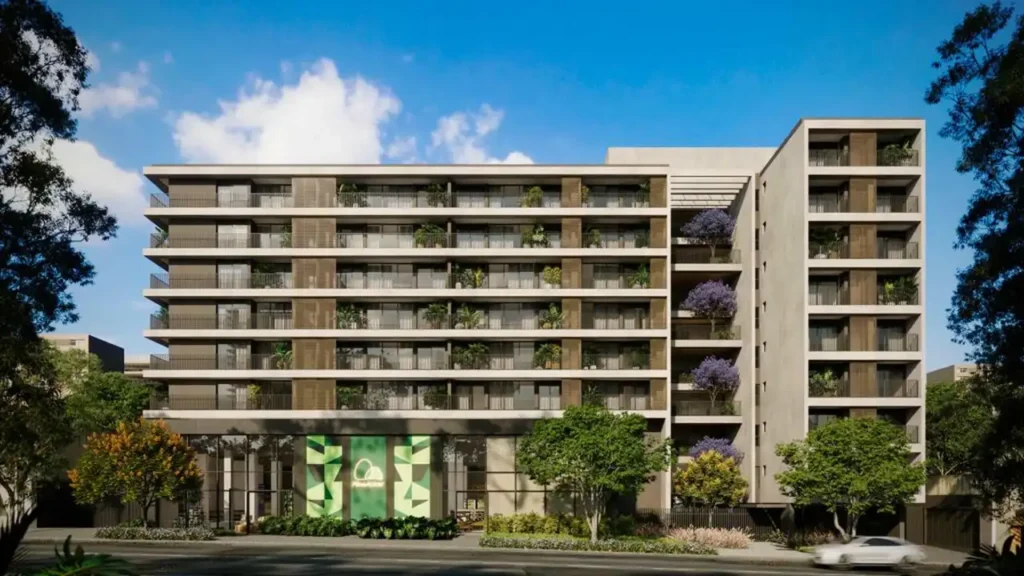 Fachada Organic by Paulo Mauro — apartamento 1-3 quartos, Em construção em Perdizes