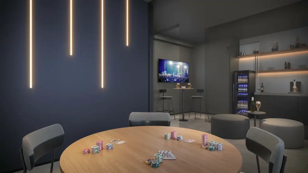 Lançamento Santo Amaro: Sala de jogos Vivaz Connection Adolfo Pinheiro, 1-2 quartos 24-36m²