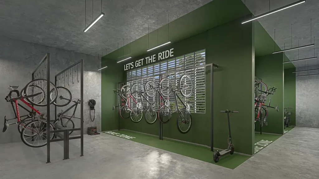 Lançamento Consolação: Bicicletario Nik Frei Caneca, 1 quartos 20-44m²