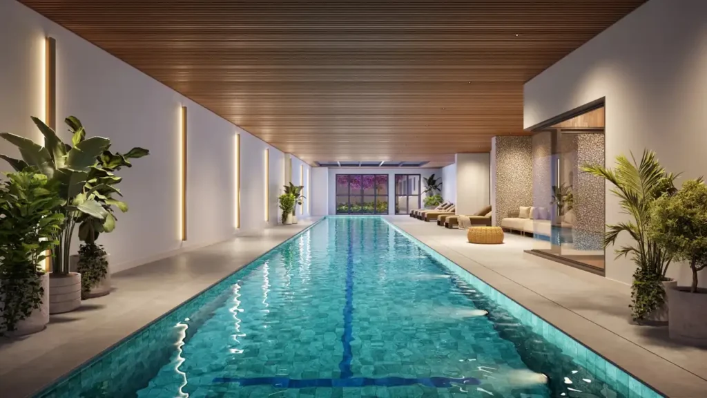 Apartamento 1 quartos Jardim Guedala — Piscina com raia coberta de 25 metros do Pilarys Jardim Guedala
