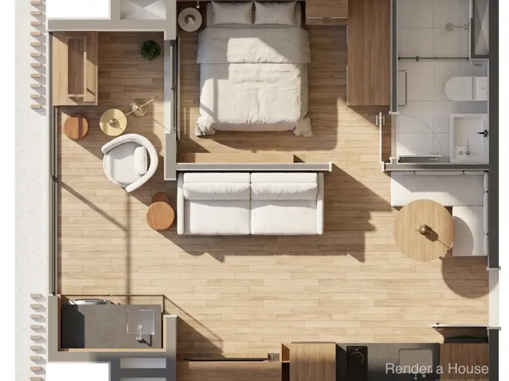 Gaya Aurélia - Breve Lançamento Vila Romana, São Paulo — Planta 1 dorm., apartamento 1-2 quartos 36-46m²