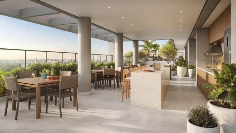 Pilarys Jardim Guedala (Cambur Construtora): Churrasqueira no rooftop — 1 quartos em Jardim Guedala, São Paulo