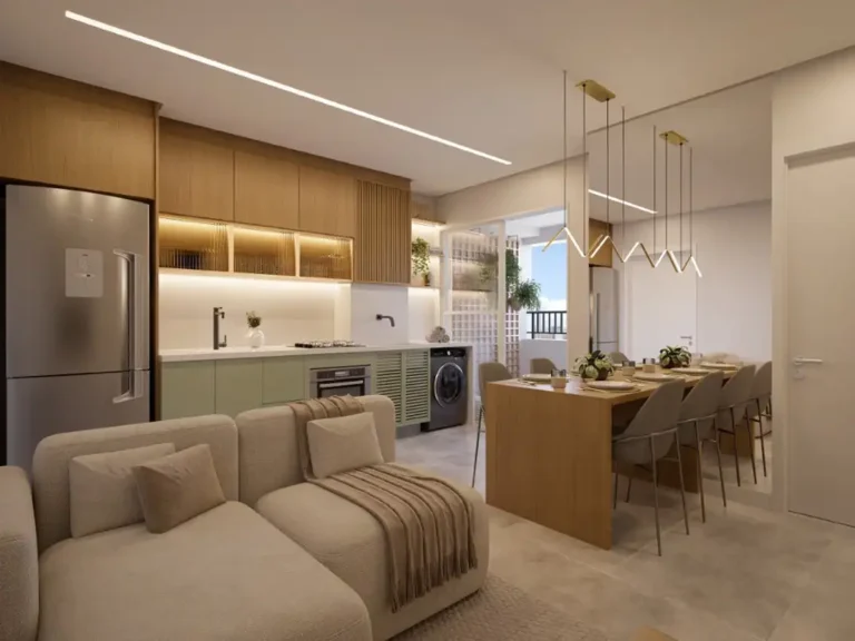 Apartamento 2 quartos Vila Independência — 051 living do Livus Estilo Oratório