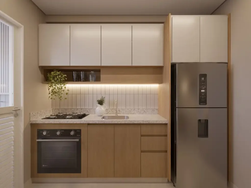 Lançamento Vila Independência: 071 cozinha Livus Estilo Oratório, 2 quartos 39-41m²