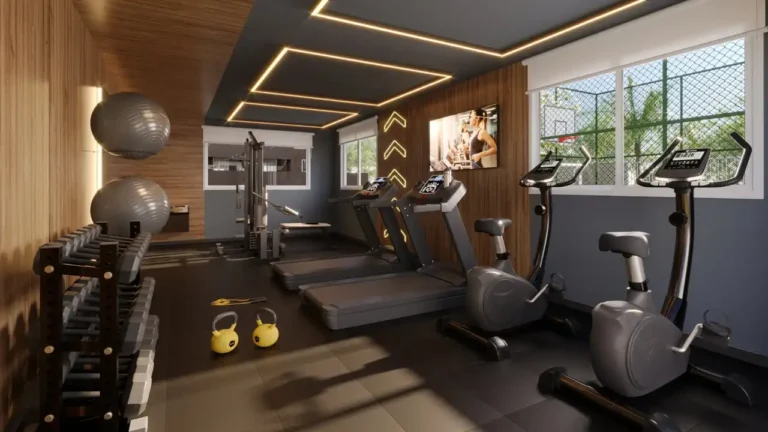 150 fitness Equale Condomínio Clube Socorro — 2 quartos 34-47m², Riva SP