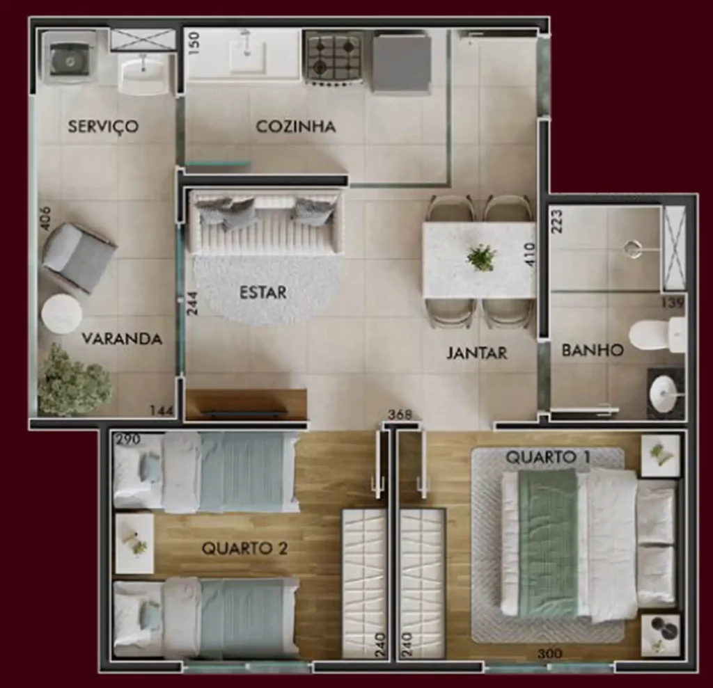 Apartamento 2 quartos 78m² em Santo Amaro — planta Sinfonia Santo Amaro - Breve Lançamento