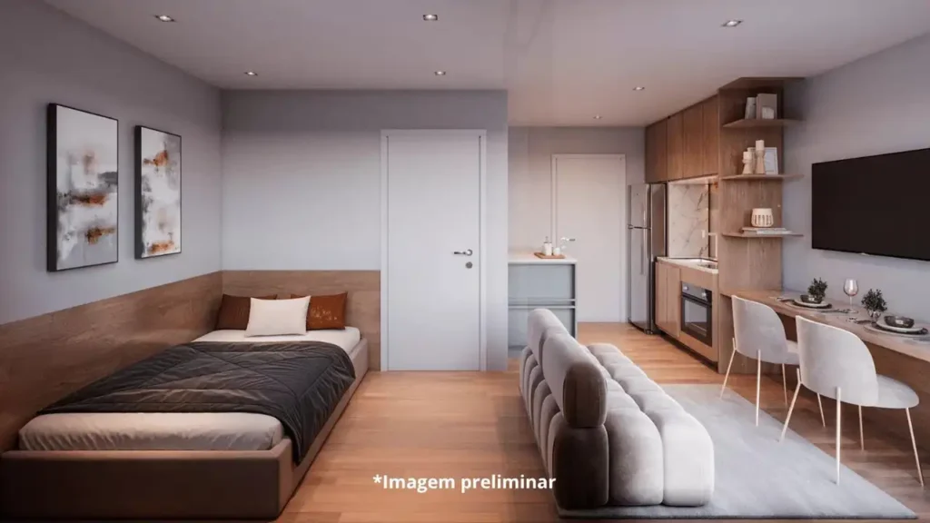 Apartamento 1-2 quartos Santo Amaro — 050 living do Alfredo Santo Amaro - Residencial - Breve Lançamento