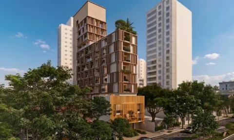 Noor Jardins II — 1 quartos em Jardim Paulista
