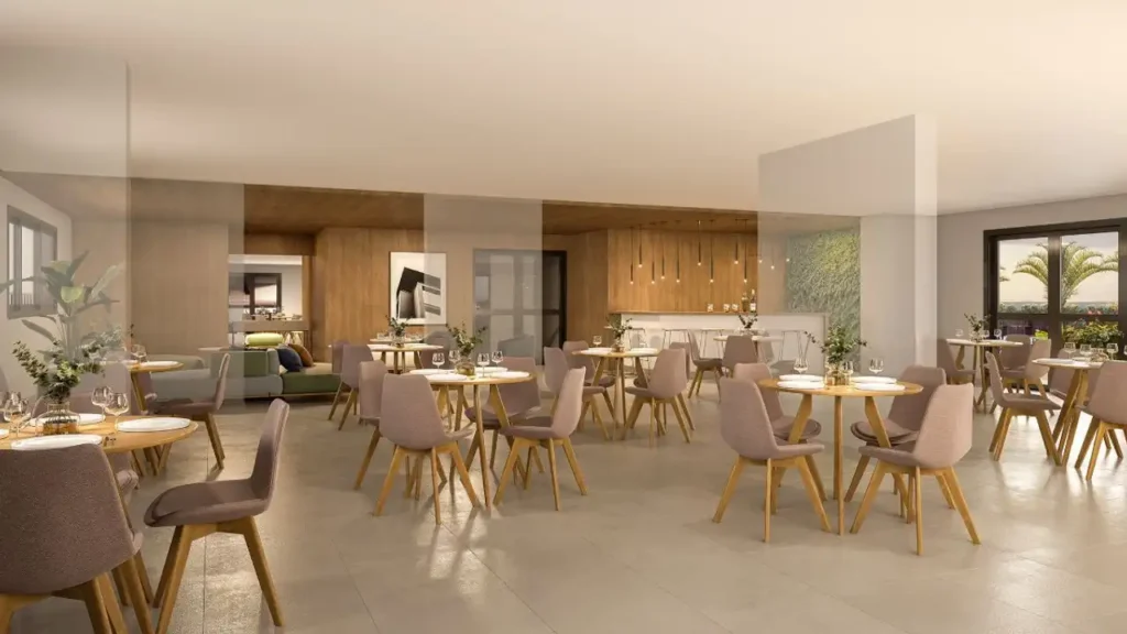 Em construção Centro: Salão de Festas MOB Apartments, 1-2 quartos 25-50m²