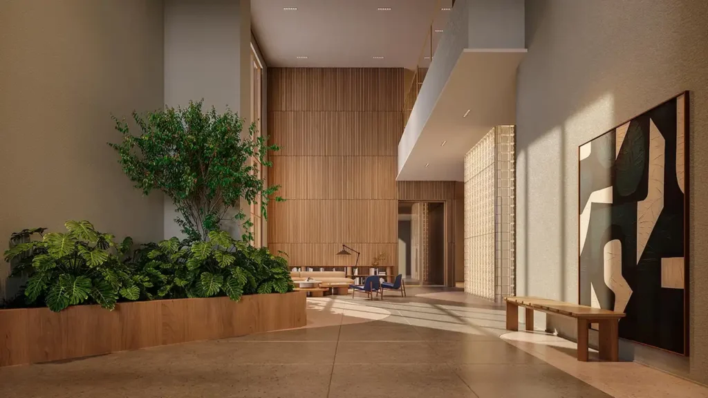 Alameda Mará - Residencial - Breve Lançamento (Gamaro): 031 hall — 2-3 quartos em Indianópolis, São Paulo