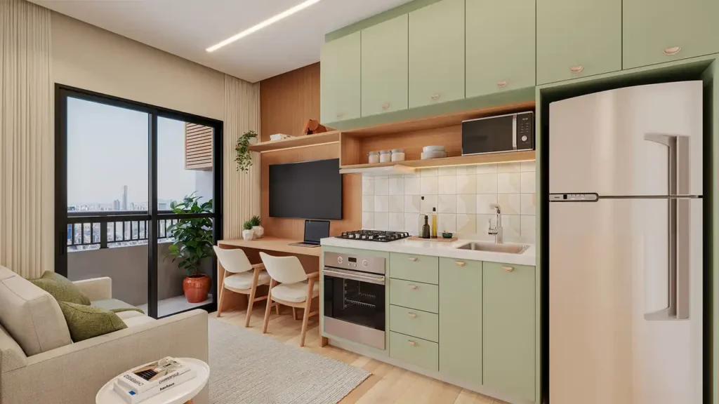 Apartamento 1-2 quartos Jardim Marajoara — 070 cozinha do Vinx Marajoara