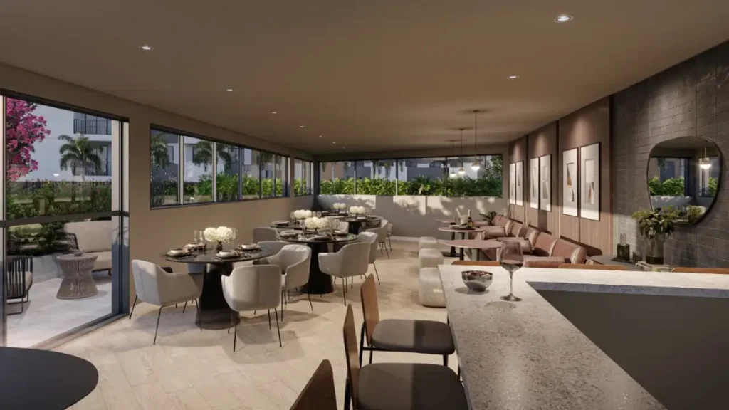 360º Park View (Cury SP): Salão de festas — 2 quartos em City América, São Paulo