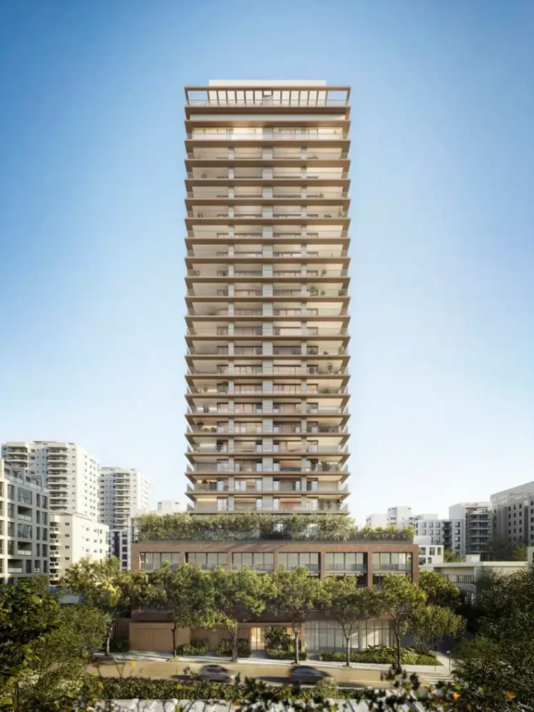 Fachada Porto Paraíso — apartamento 3-4 quartos, Em construção em Paraíso