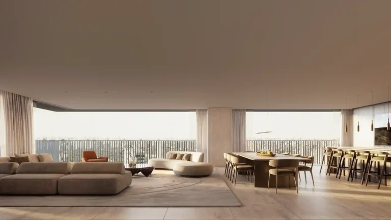 Living Porto Paraíso Paraíso — 3-4 quartos 180-361m², AMY Engenharia