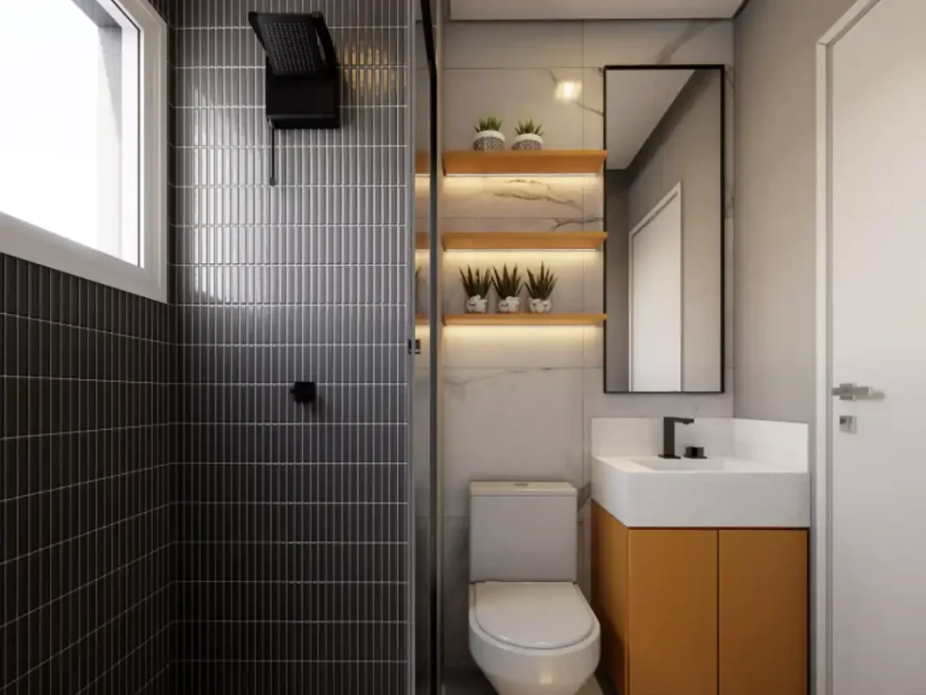 Banheiro Metrocasa Avenida Vila Ema Vila Ema — 1 quartos 27-28m², Metrocasa