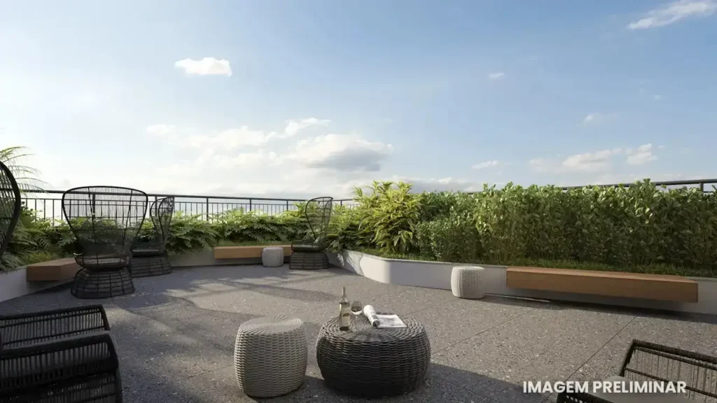 Terraço coletivo — Almadá Vila Madalena - Residencial (Sinco SP), 2-3 quartos em Vila Madalena
