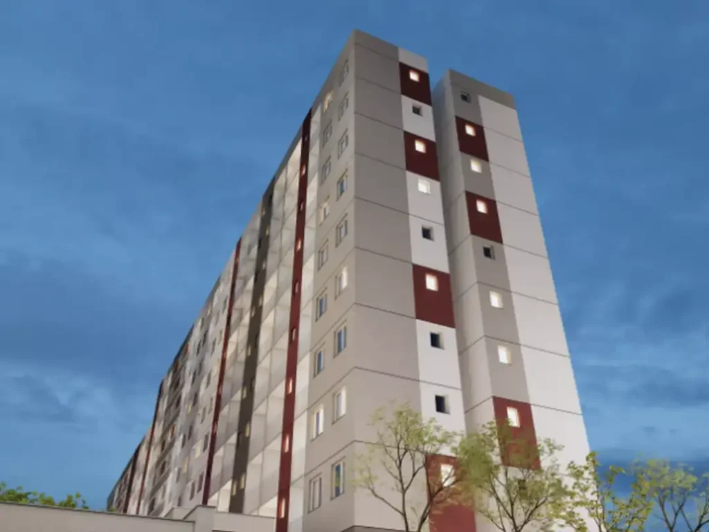Fachada Metrocasa Viva Itaquera — apartamento 1 quartos, Em construção em Itaquera