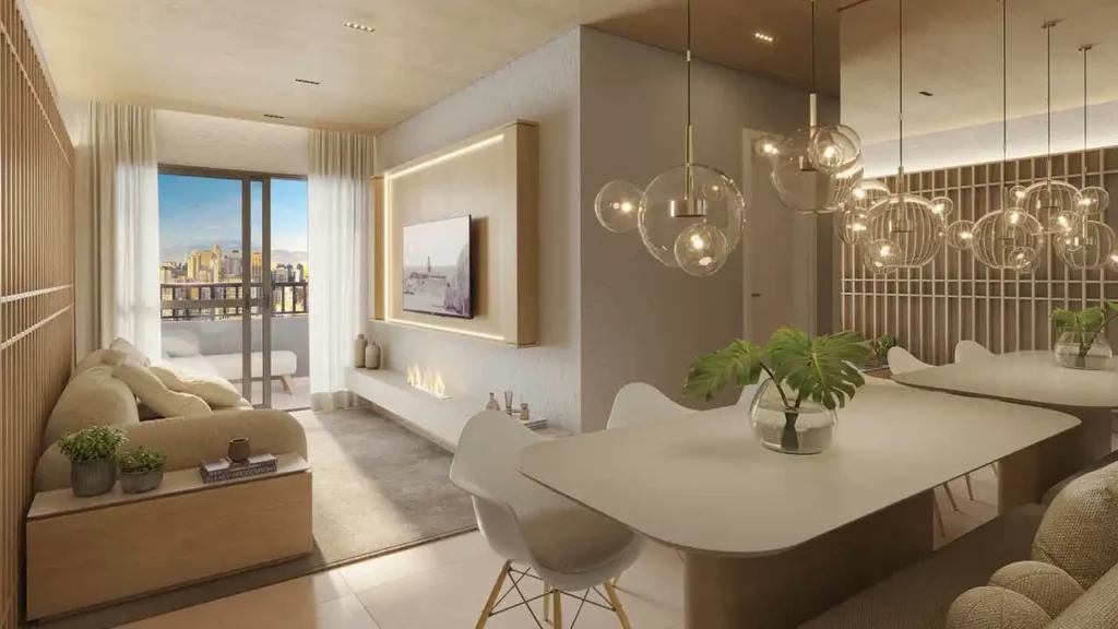 Apartamento 2-3 quartos Centro — Living do Moved Osasco Residence